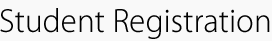 Student Registration - Step 1